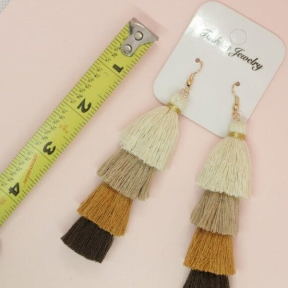 Multiple Layers Bohemian Colorful Tassel - Picture 6 of 9